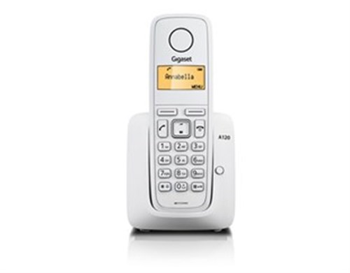 Siemens Gigaset A120 Telsiz Telefon-Beyaz