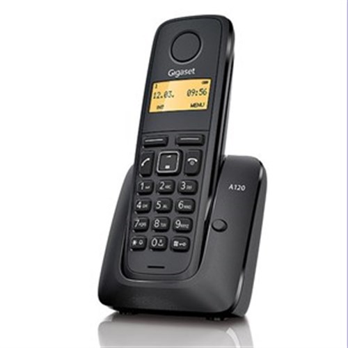 Siemens Gigaset A120 Telsiz Telefon-Siyah